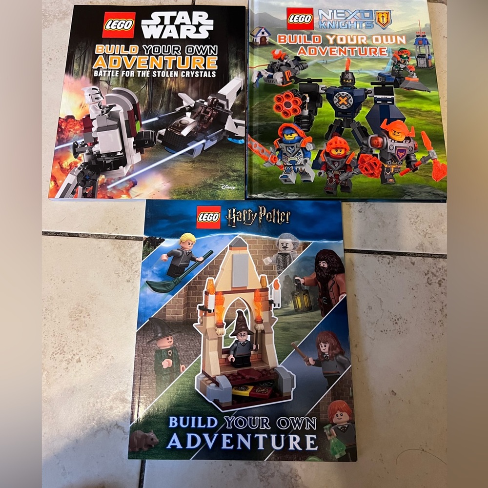 Lego building adventure books bundle